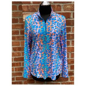 Printed texture knit